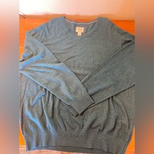 St. John's Bay Men's V-Neck Sweater in Teal